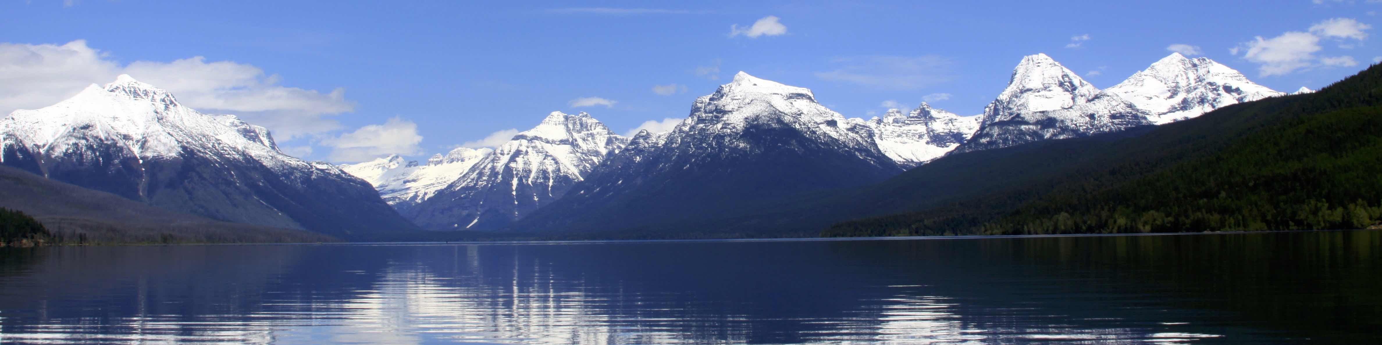 lake macdonald scenic panorama